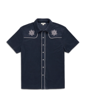 Men's Terry Pearl Snap